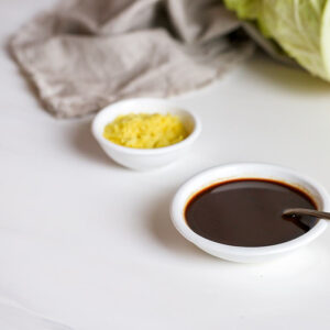 salad dressing in small bowls